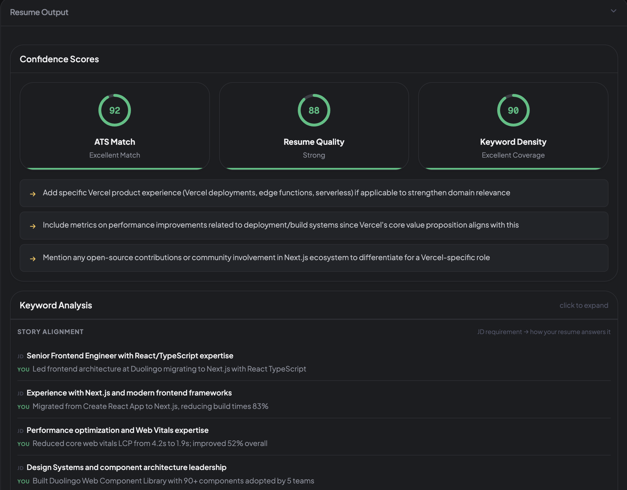 Patheo resume generator